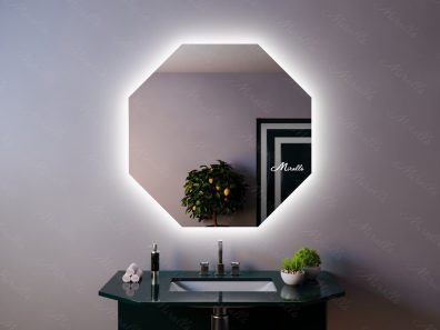 Зеркало с подсветкой в стиле хай-тек Loft Extra