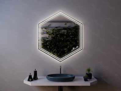 Зеркало с подсветкой Geometria