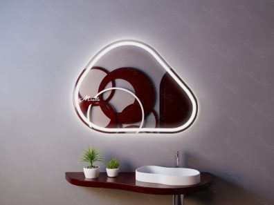 Интерьерное зеркало с подсветкой Opal Plus