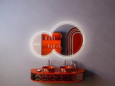 Необычное зеркало с подсветкой Octavia Plus