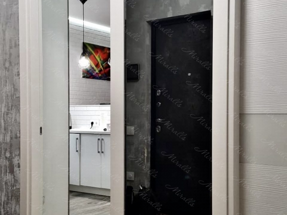 Зеркальное полотно «Графит» под вклейку в ЖК Штат-18