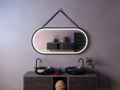 Эксклюзивное зеркало с подсветкой и ремнём Harmony Plus