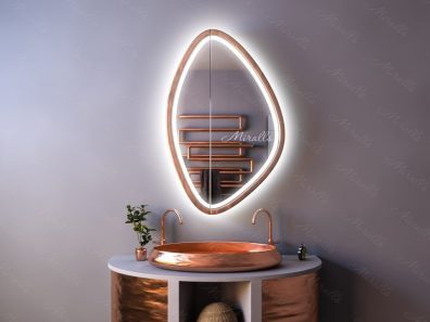 Зеркальный шкаф в ванную комнату Roden Plus