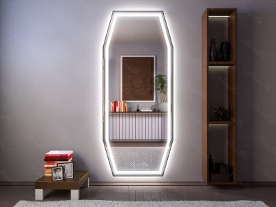 Зеркало с подсветкой в деревянной раме Eriador Plus