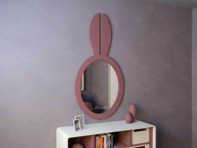 Зеркало без подсветки в раме Bunny