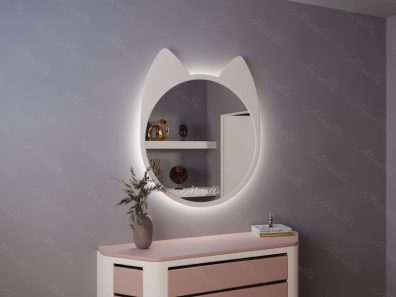 Зеркало с подсветкой в раме Cheshir Extra