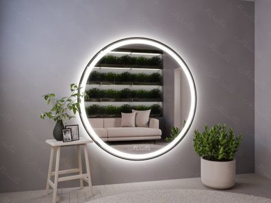 Зеркало с подсветкой в тонкой раме Medea Plus XL