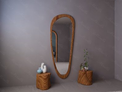 Фигурное зеркало в раме Desert