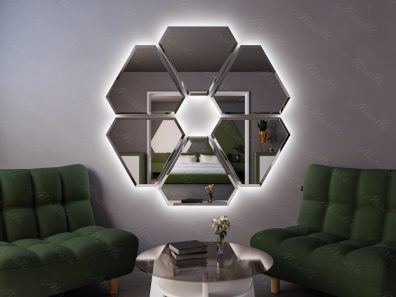 Зеркальная композиция с подсветкой Citrine Extra