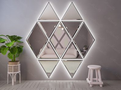 Зеркальная композиция с подсветкой Hadid Extra