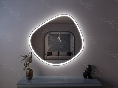 Фигурное зеркало с подсветкой Satori Plus